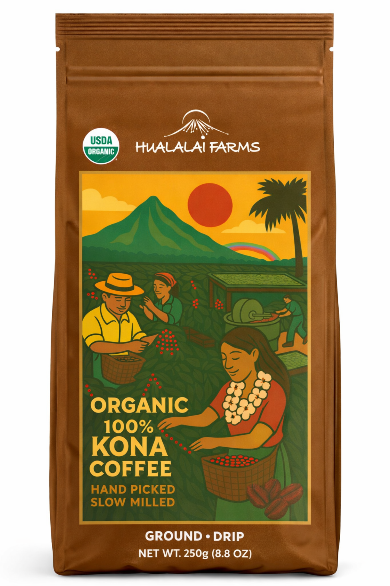 Organic 100% Kona Coffee bag