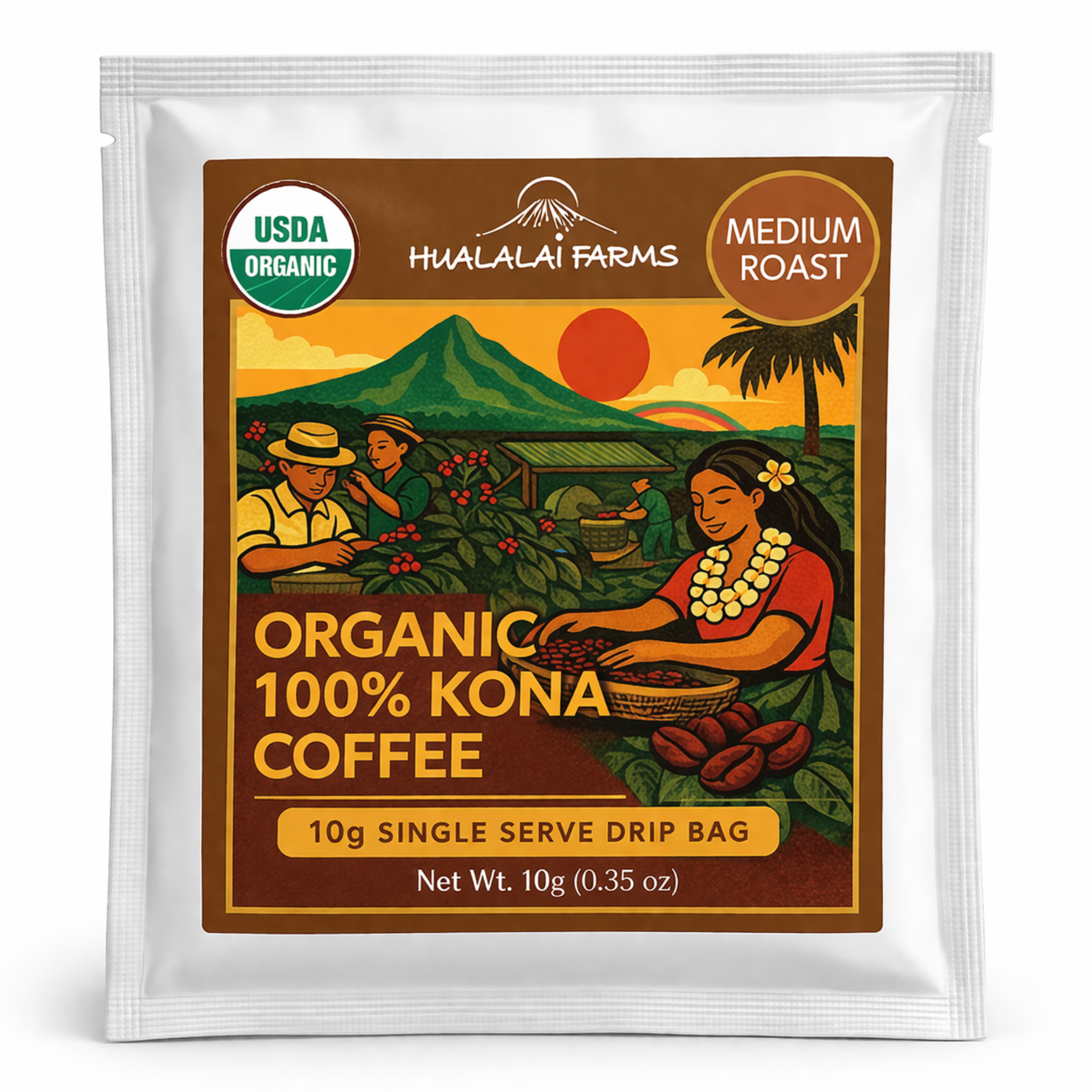 Organic Kona Coffee Drip Bag